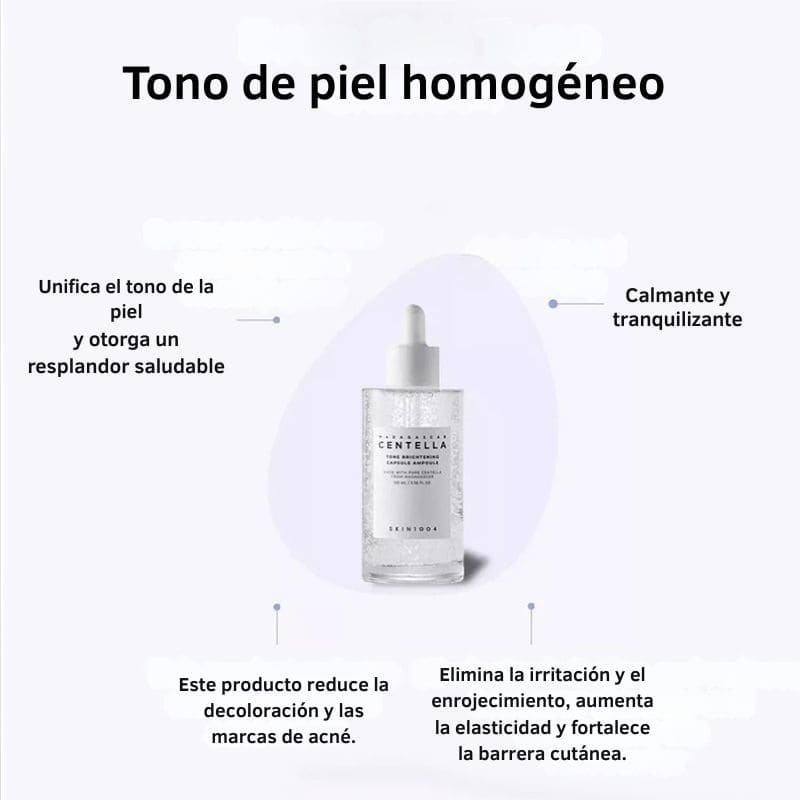 Colección x3 Centella Iluminadora (crema en cápsulas, ampolla en cápsulas, espuma limpiadora en gel)