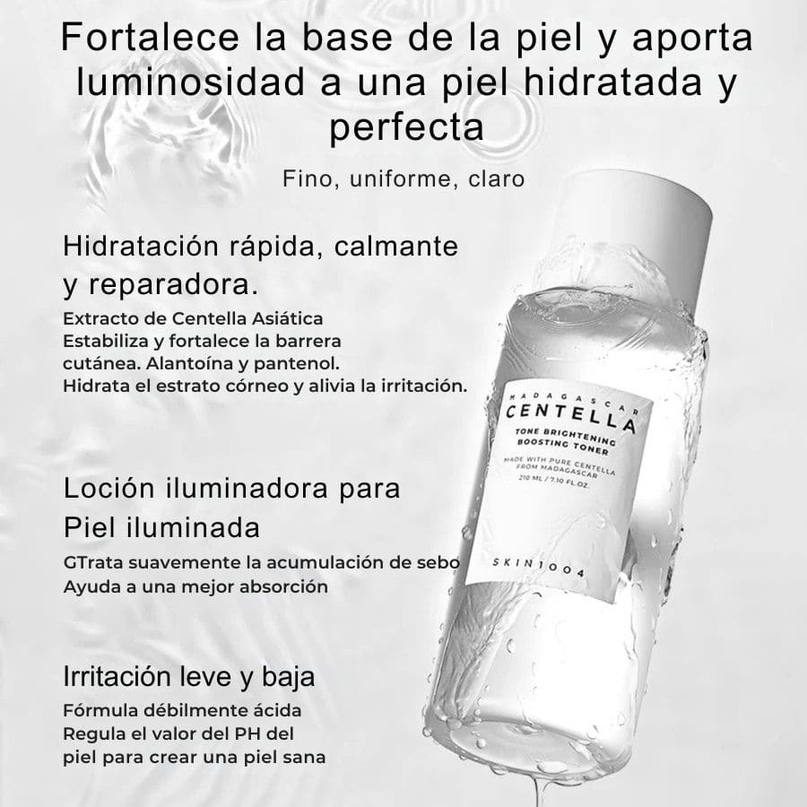 Tónico iluminador Centella de Madagascar (210 ml)