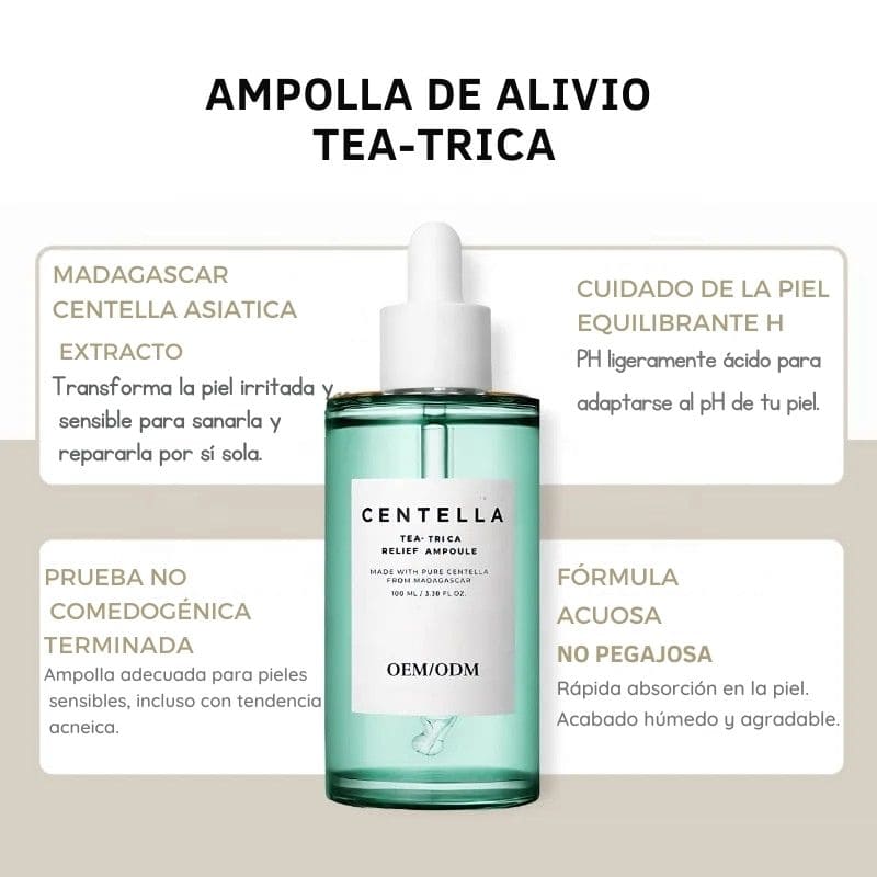 Ampolla calmante Tea-Trica Centella de Madagascar (100 ml)