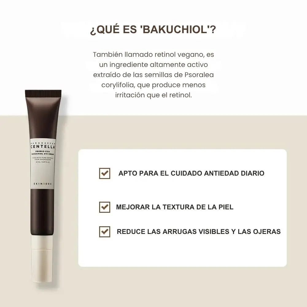 Crema para Ojos BAKUCHIOL PROBIO-CICA Centella de Madagascar (20 ml)