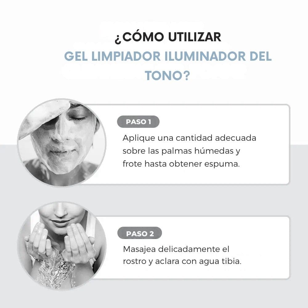 Espuma limpiadora en gel iluminadora Centella de Madagascar (125 ml)