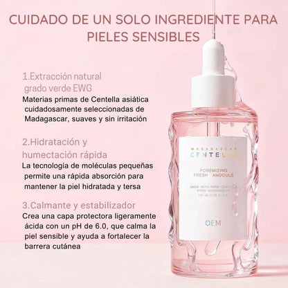 Ampolla fresca Poremizing Centella de Madagascar (100 ml)