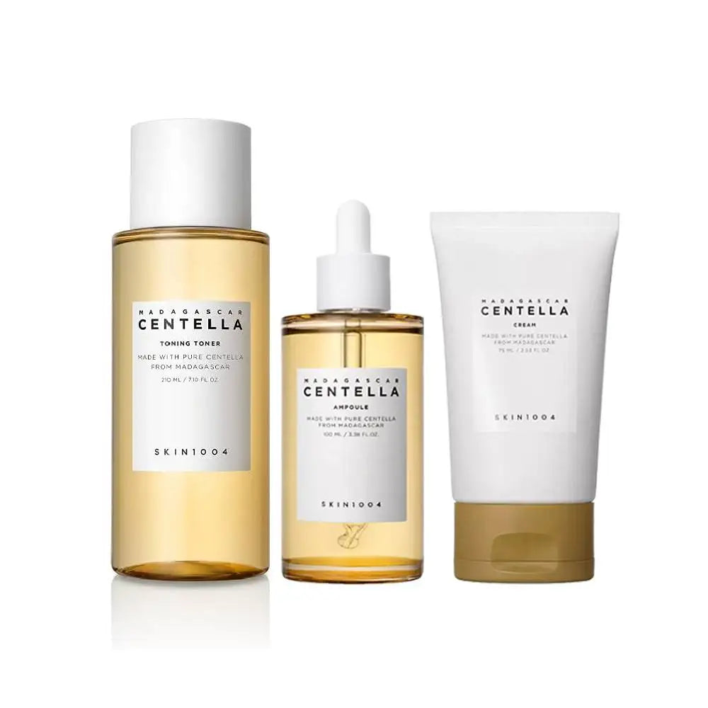 Colección x3 Centella Dorada (tónico, ampolla, crema)