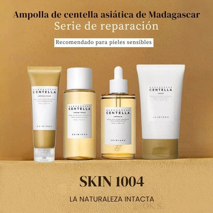 Colección x4 Centella Dorada (aceite limpiador, ampolla, crema, espuma)