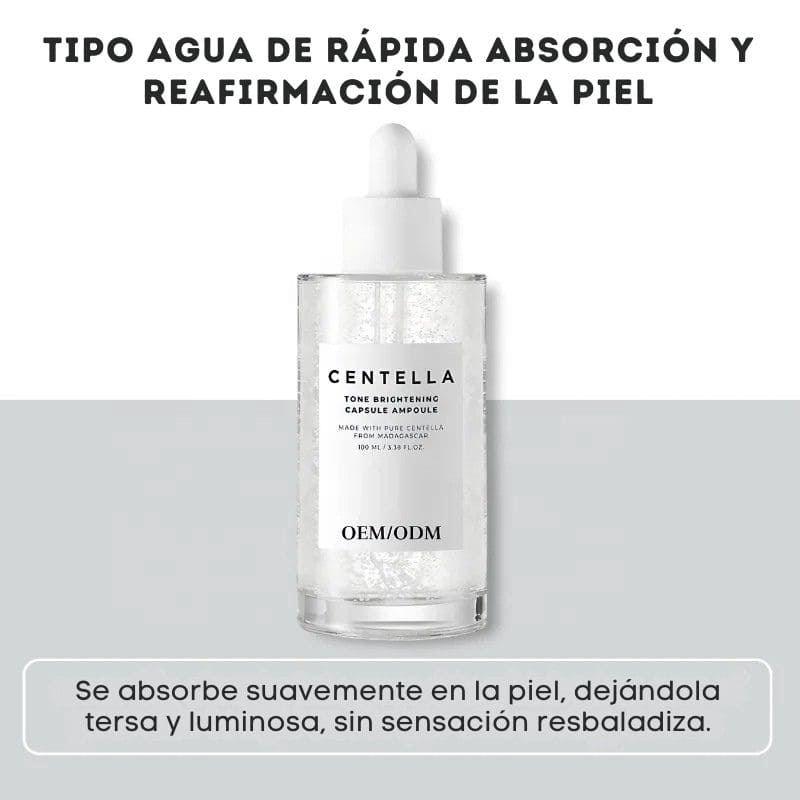 Ampolla en cápsulas iluminadora Centella de Madagascar (100 ml)