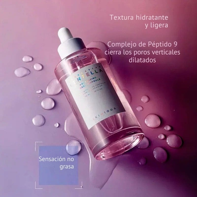 Colección x4 Centella Poremizing (espuma profunda, gel-crema ligero, ampolla fresca, tónico clarificante)