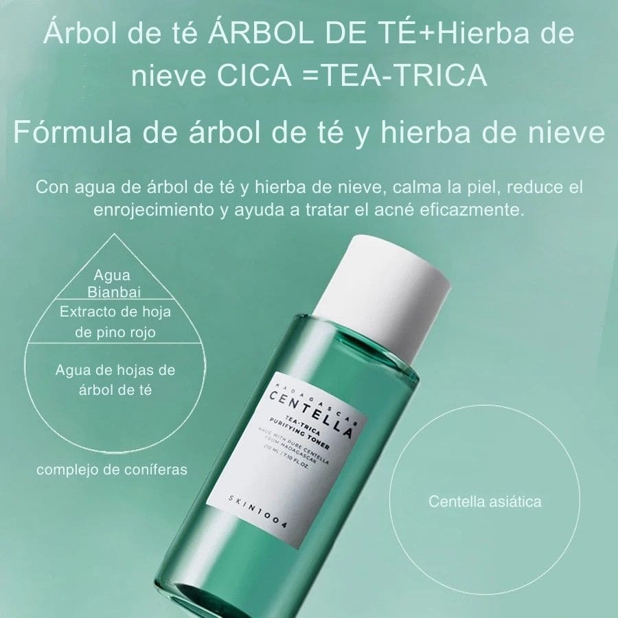 Tónico purificante Tea-Trica Centella de Madagascar (210 ml)