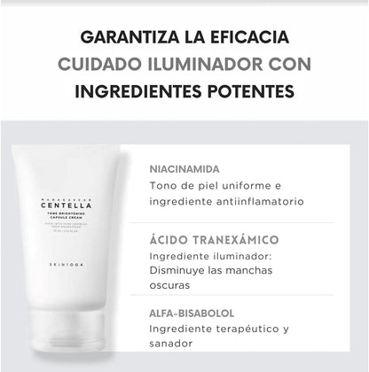 Crema iluminadora en cápsulas Centella de Madagascar (75 ml)